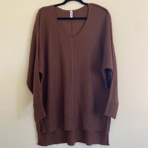 Chocolate sweater tunic